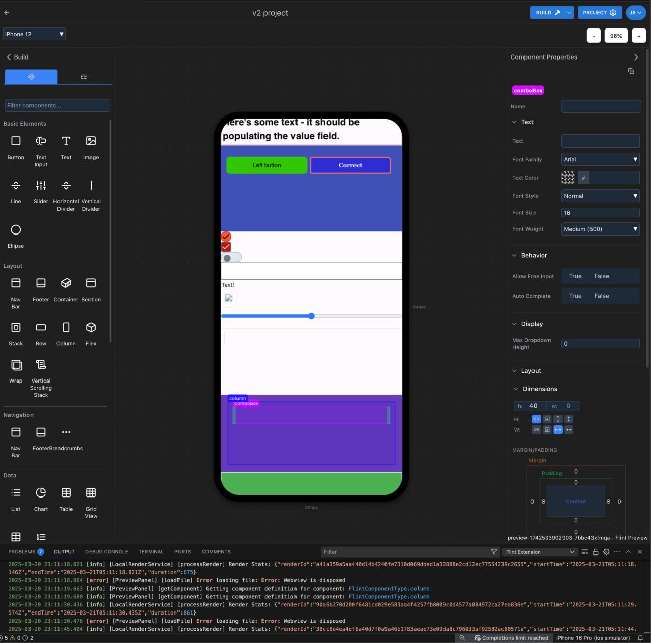 Screenshot of Flint - A revolutionary tool that converts legacy iOS and Android apps to Flutter in minutes. Features visua...