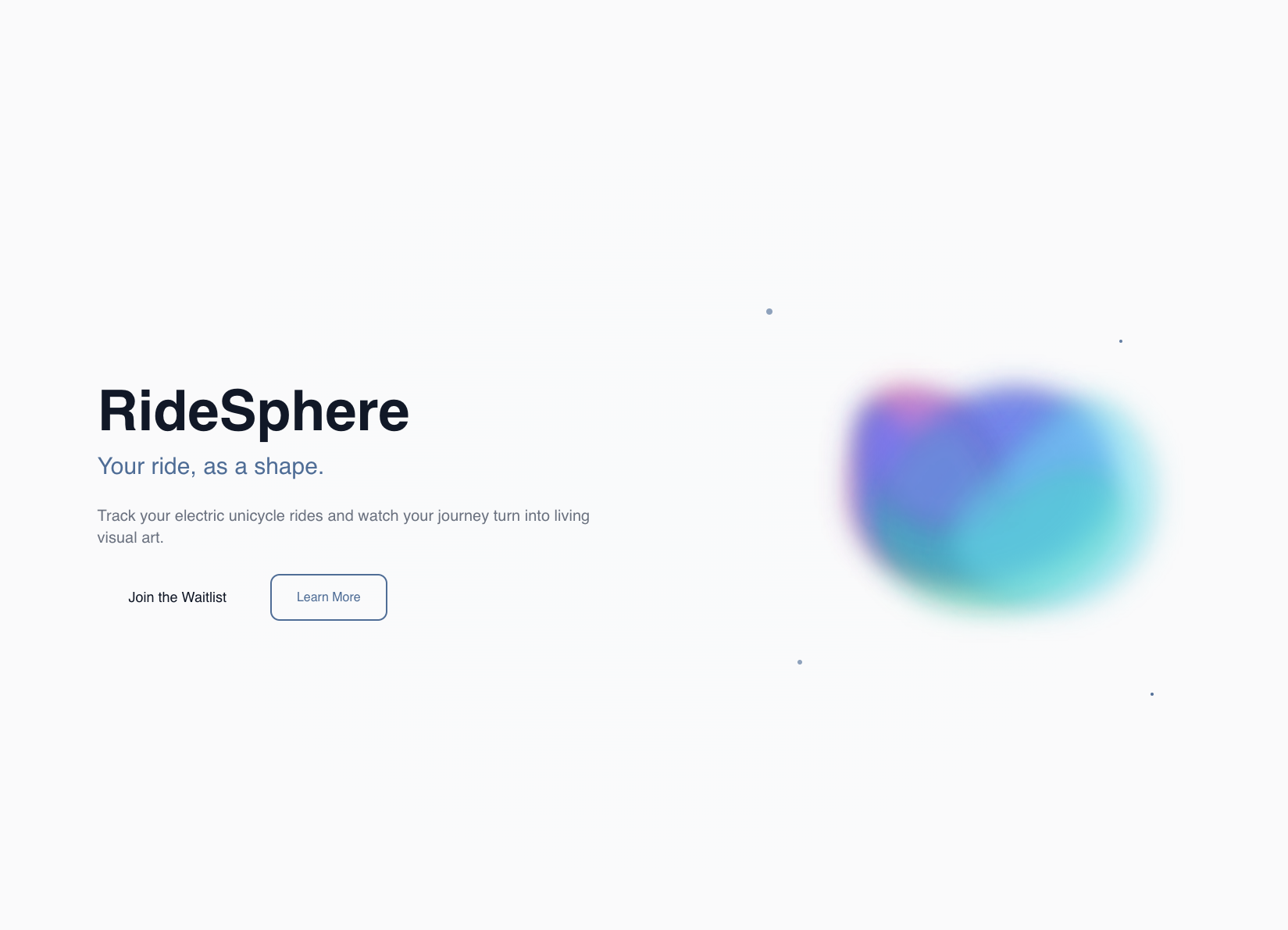Screenshot of Ridesphere - Personal Electric Vehicle Ride tracking app that turns data into a creative representation of your r...